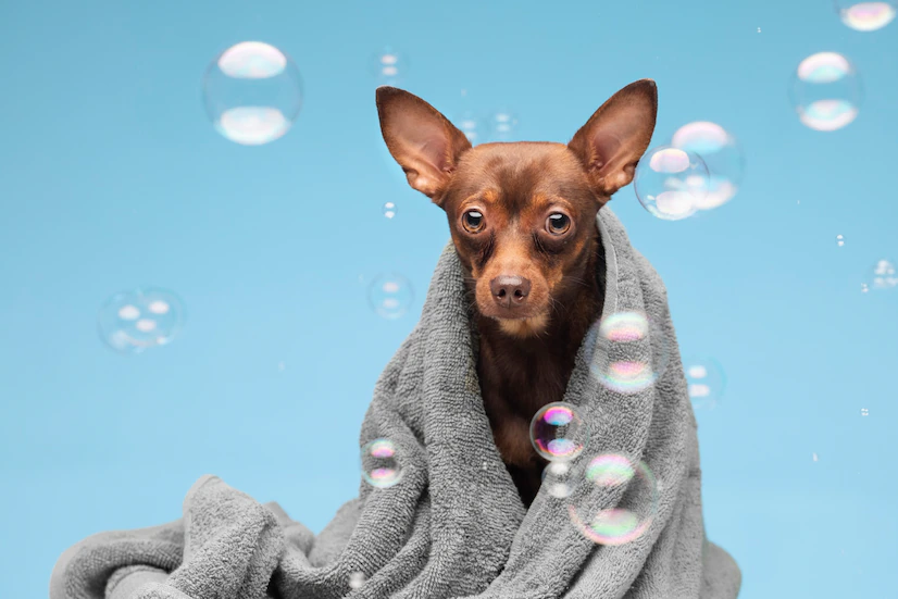 Keep your dog clean and dry