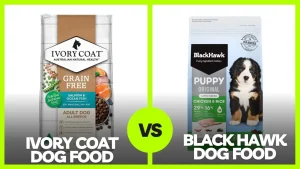 Read more about the article Ivory Coat vs Black Hawk Dog Food In Review 2023: Pros & Cons