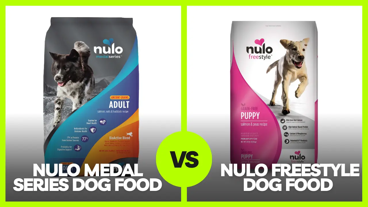 Nulo Medal Series vs. Nulo Freestyle Dog Food