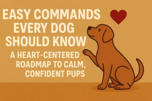 Easy Commands Every Dog Should Know: A Heart-Centered Roadmap to Calm, Confident Pups