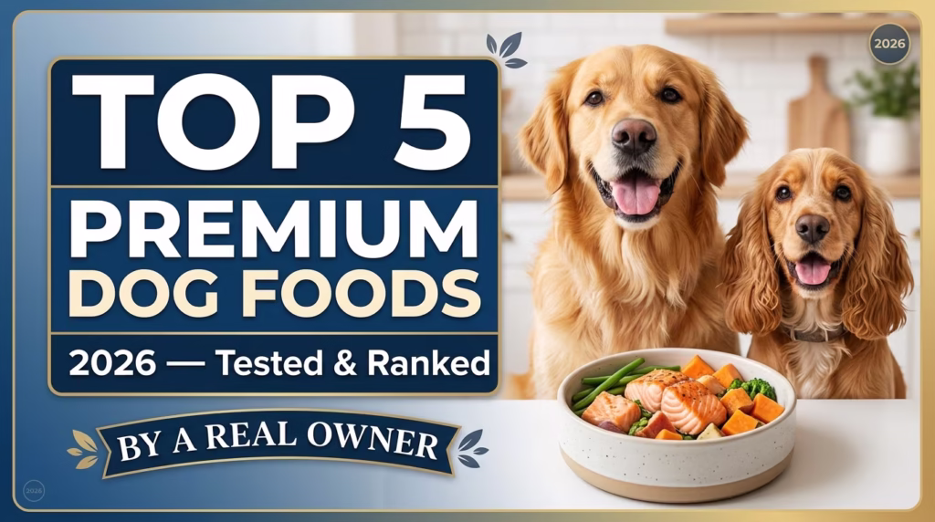 Top 5 Best Premium Dog Foods for All Types of Dogs (2026) — Tested & Ranked by a Real Dog Owner