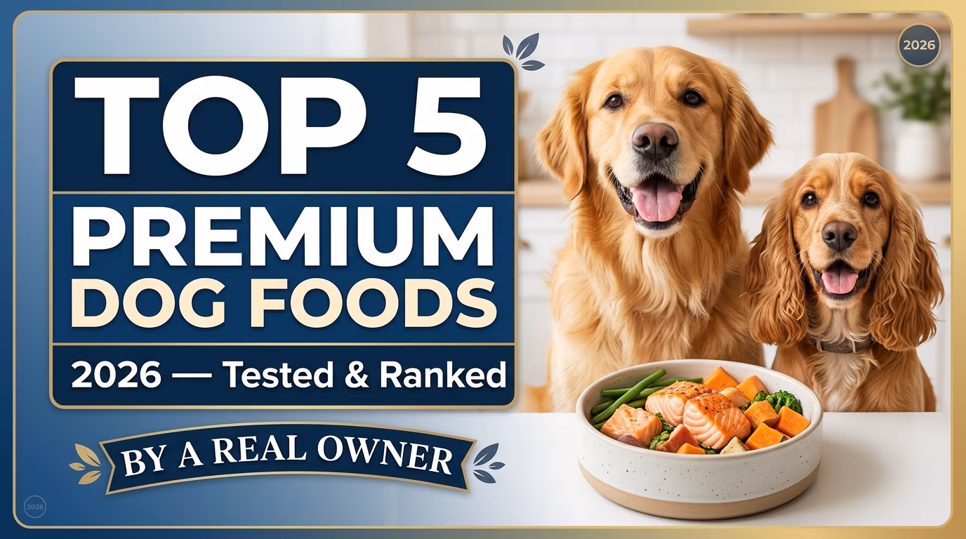Top 5 Best Premium Dog Foods for All Types of Dogs (2026) — Tested & Ranked by a Real Dog Owner