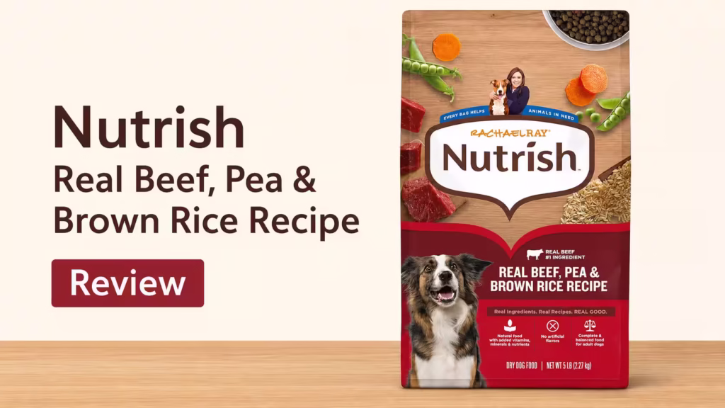 Rachael Ray Nutrish Real Beef, Pea & Brown Rice Recipe Review One Month with My Three Dogs